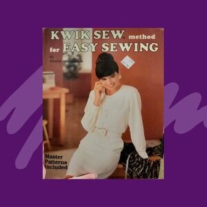 Kwik Sew Method for Easy Sewing Kerstin Martensson Master Patterns Book